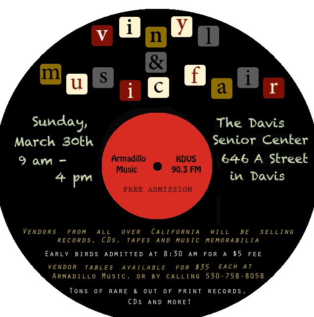 Vinyl and Music Flyer